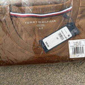 Tommy Hilfiger Nantucket Brown Crewneck Tee Small NWT